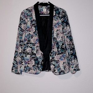 Lauren Conrad floral blazer